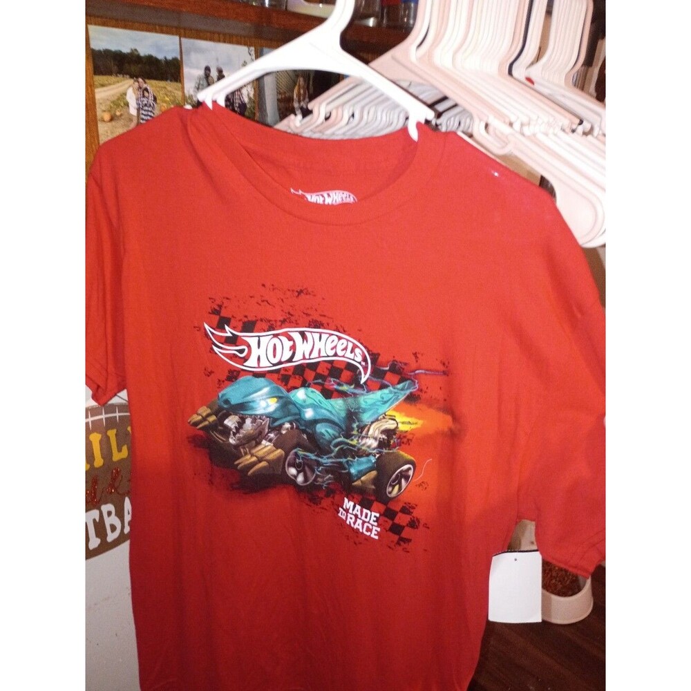 Hot Wheels Red Short-Sleeve Graphic Tee NWT-c5